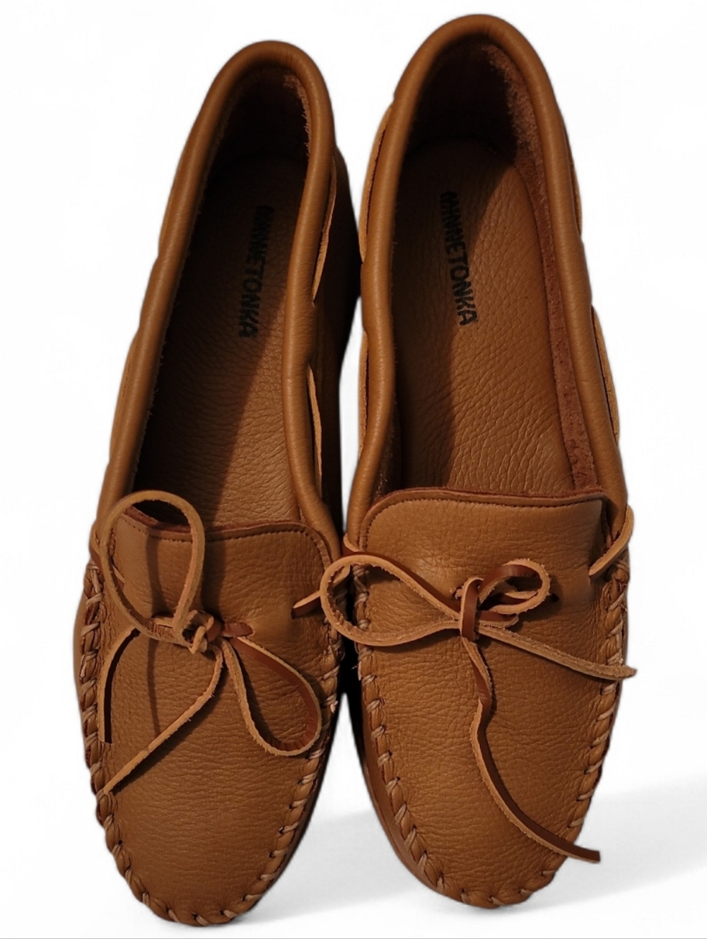 Minnetonka Men's Moosehide Leather Moccasins